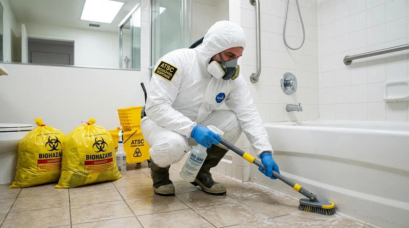 Decontamination equipment deployed for Blood Cleanup in Manorhaven